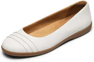 DREAM PAIRS Womens Comfortable Ballet Flats, Business Office Dress Shoes, Dressy Round Toe Slip On Work Flats