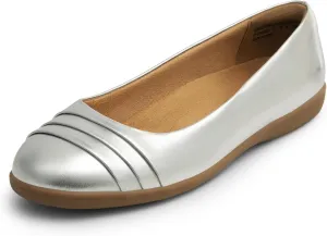 DREAM PAIRS Womens Comfortable Ballet Flats, Business Office Dress Shoes, Dressy Round Toe Slip On Work Flats
