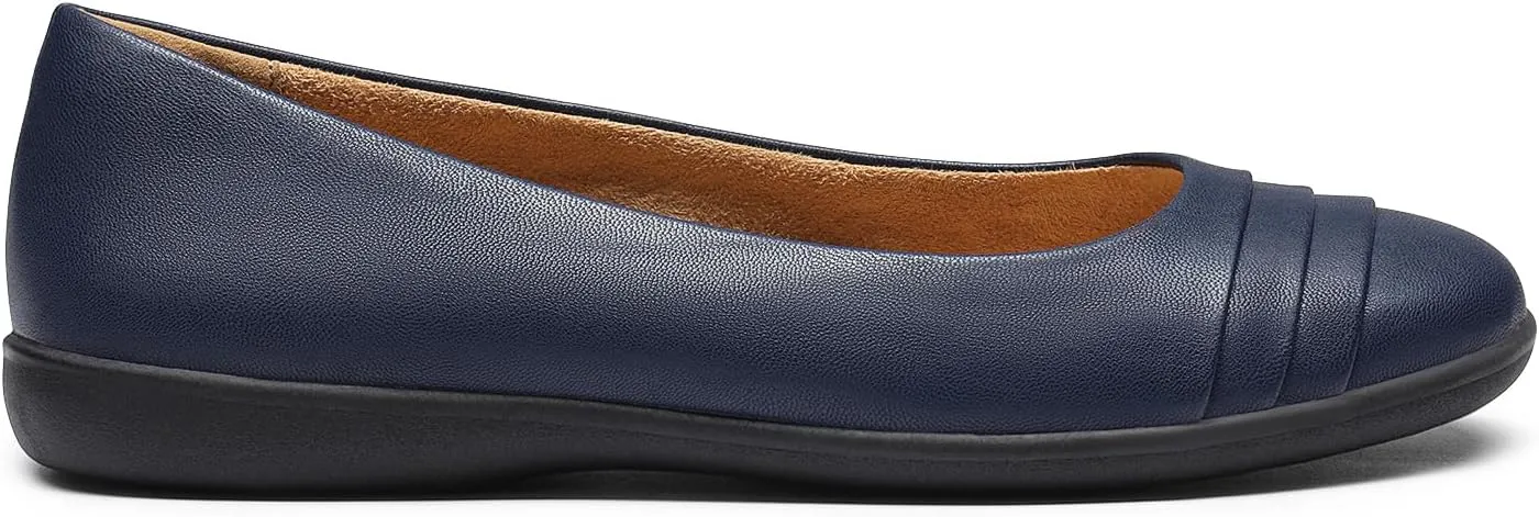 DREAM PAIRS Womens Comfortable Ballet Flats, Business Office Dress Shoes, Dressy Round Toe Slip On Work Flats