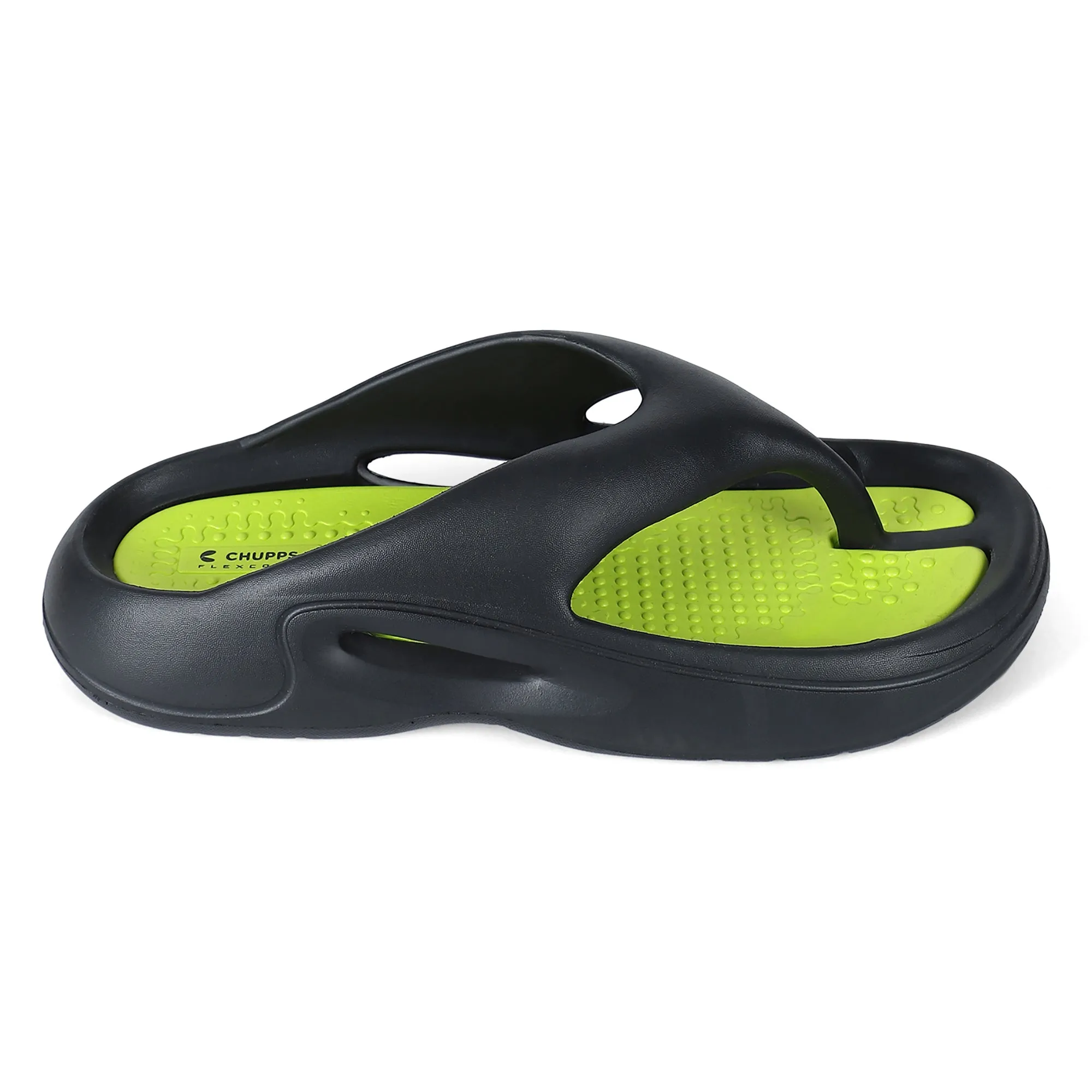 Dune Black Neon Green V-Strap