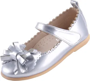 EIGHT KM Toddler Girls Dress Shoes – Girls Mary Jane Shoes | Mary Jane Flats - Ballet Flats – Party, Flower Girl, Wedding Dress Shoes for Girls – Comfortable & Non-Slip Design for Ages up to 7