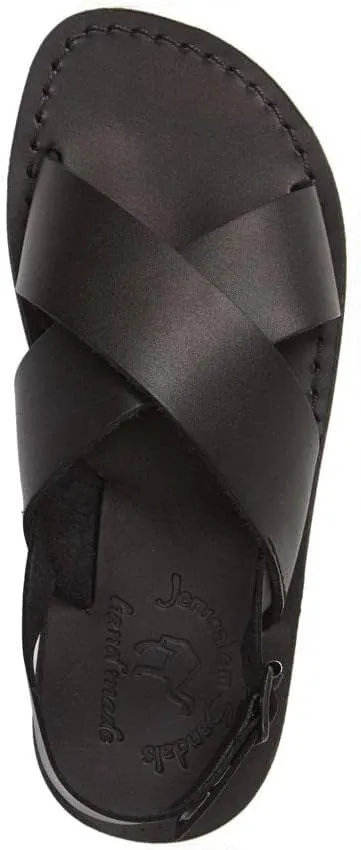 Elan Buckle - Leather Thick Strap Sandal - Mens Sandals