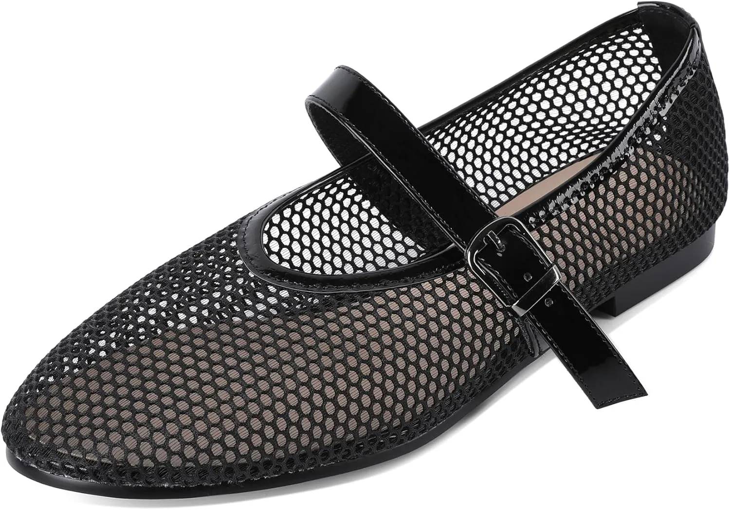Eldof Flats Shoes Women Round Toe Slip On Ballet Flats Shoes for Dress Comfortable