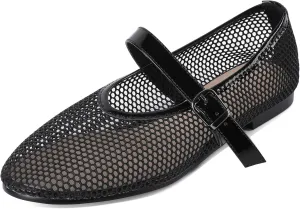 Eldof Flats Shoes Women Round Toe Slip On Ballet Flats Shoes for Dress Comfortable