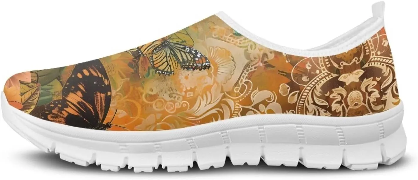 Fashion Slip On Walking Shoes for Women Ladies Casual Tennis Shoes