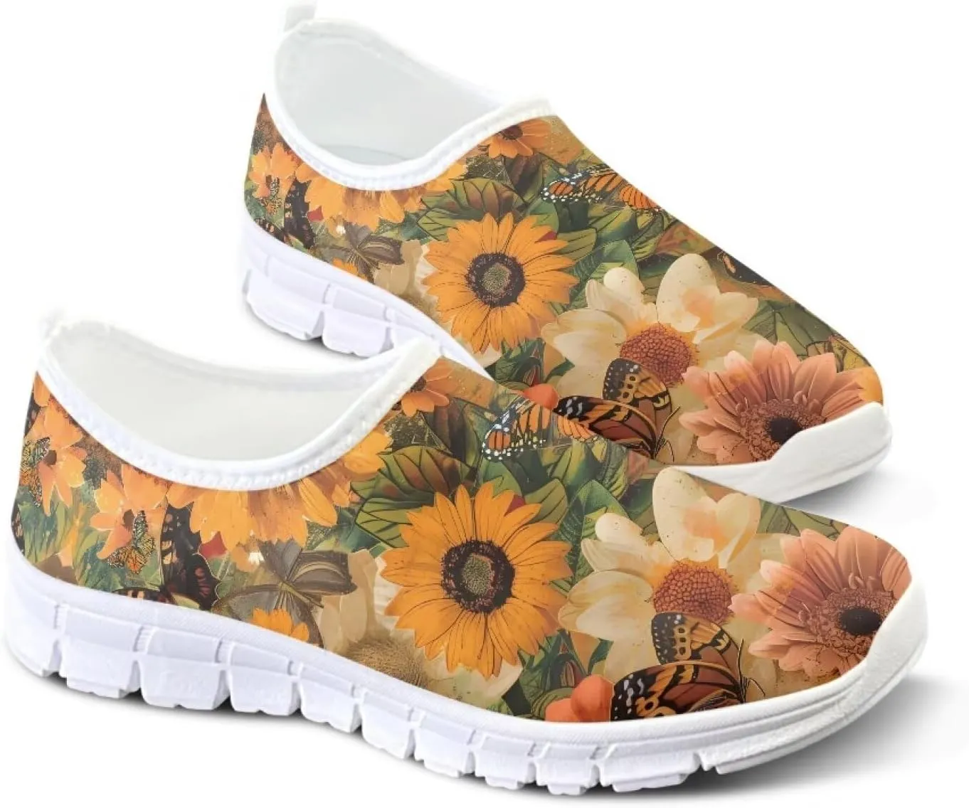 Fashion Slip On Walking Shoes for Women Ladies Casual Tennis Shoes