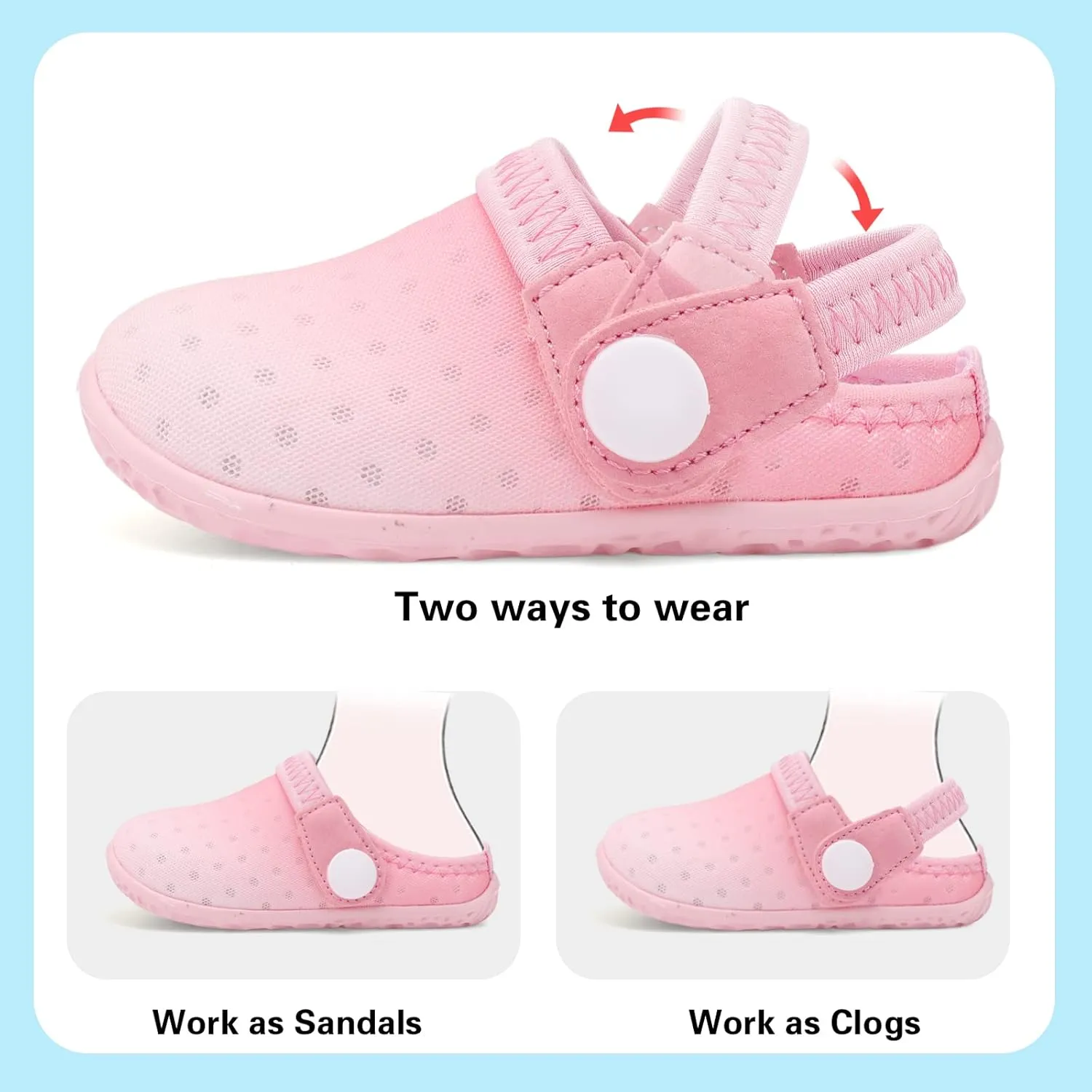 FEETCITY Baby Girl Boys Sandals Slippers Infant First Walker Shoes Summer Crib Shoes