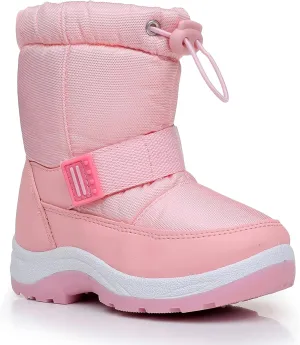 Felabo Toddler Snow Boots for Boys Girls Water Resistant Warm Winter Boots with Non Slip Sole Easy On Side Zipper Closure (Toddler/Little Kid)