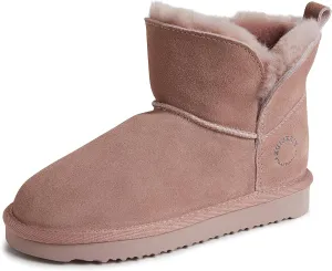 Fireside by Dearfoams Unisex-Child Bunbury Shearling Indoor/Outdoor Folddown Boot Fashion