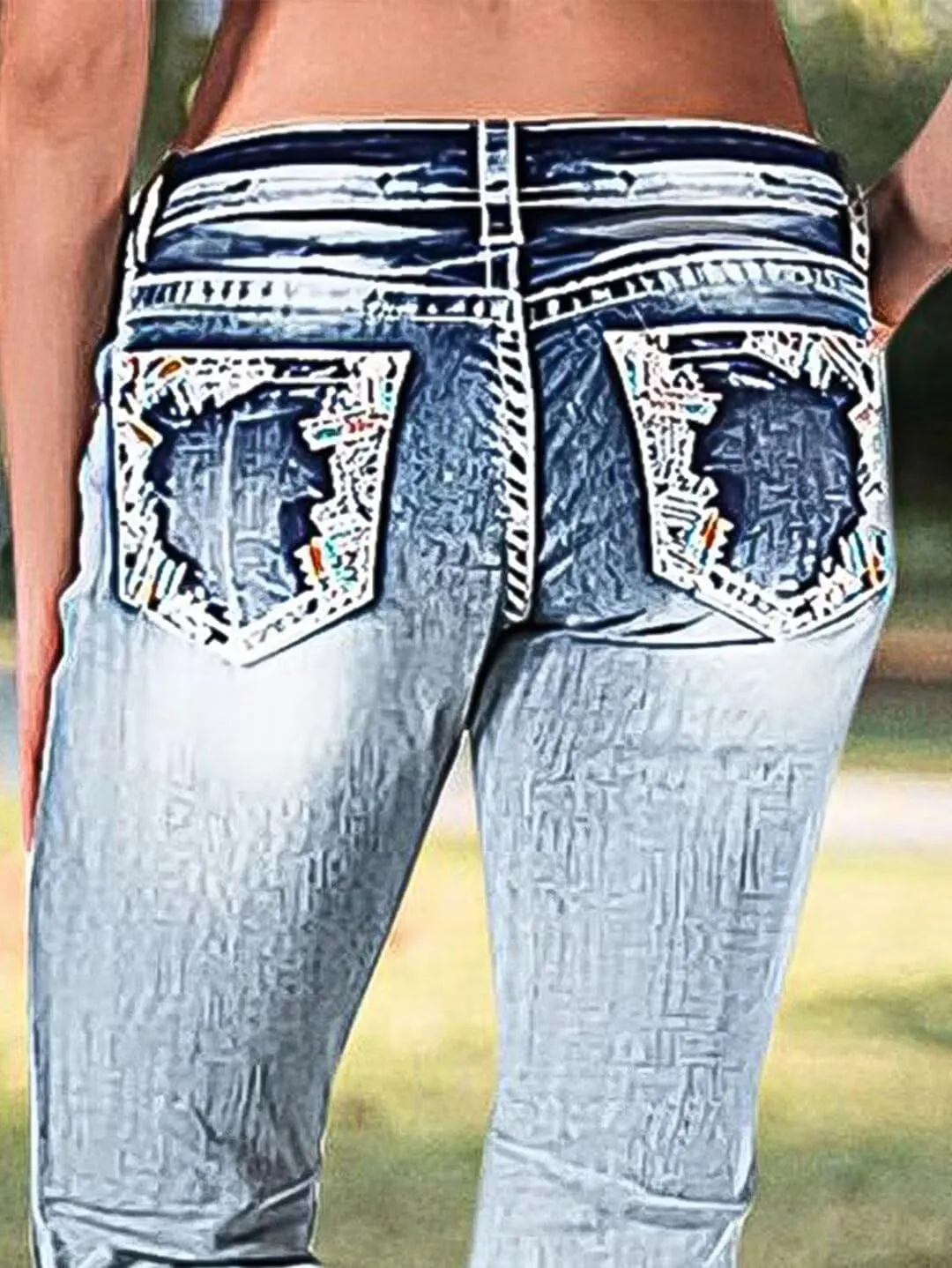 Flamingals Women's Solid Capris Jeans for Women Mid Rise Capris Skinny Denim Pants