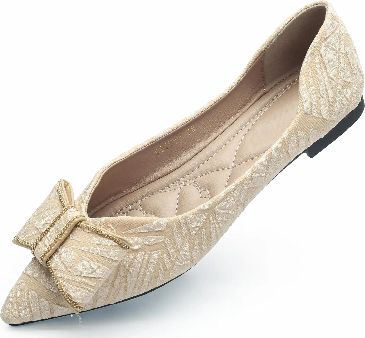 Flats for Womens Pointed Toe Ballet Flats, Bowknot Ballet Flats, Comfort Pointed Toe Dress Shoes