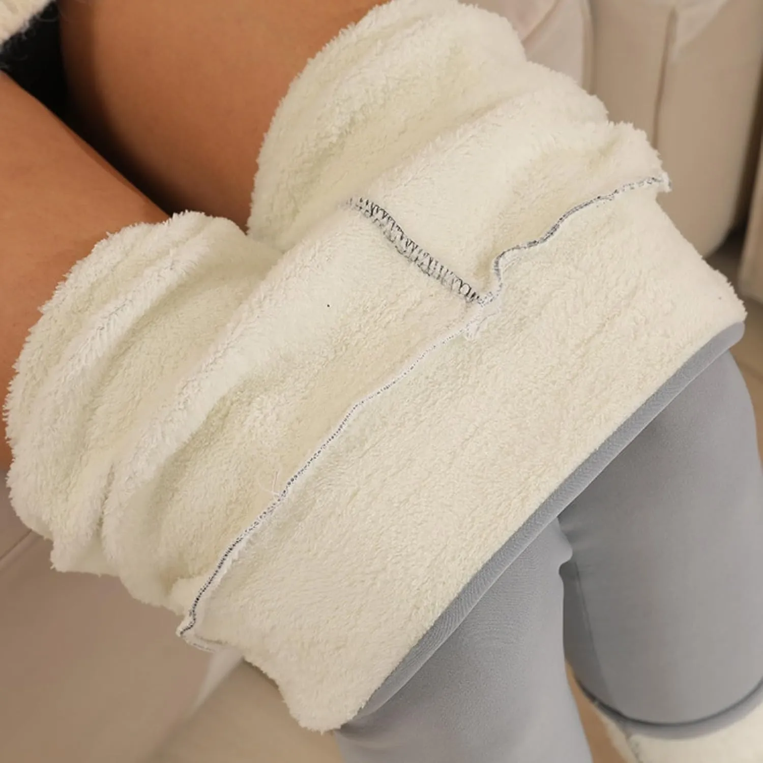 Fleece Lined Leggings Women Warm Winter High Waist Tights Stretchy Soft Thermal Sherpa Pants
