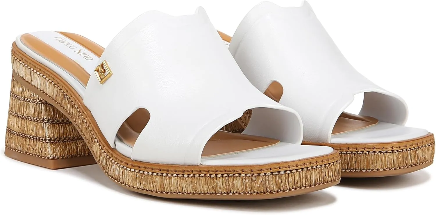 Franco Sarto Women's Florence Fashion Slide Heeled Sandals