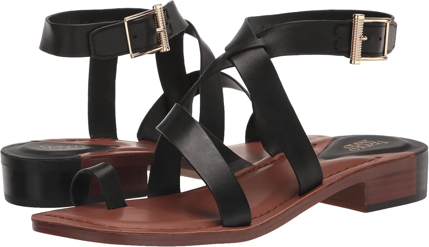 Franco Sarto Women's Ina Strappy Sandal Flat