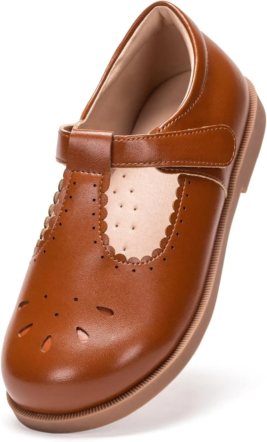 Frank Mully Girls Flats Mary Jane Shoes Round Toe Dress Shoes School Oxford Flats for Toddler/Little Kid