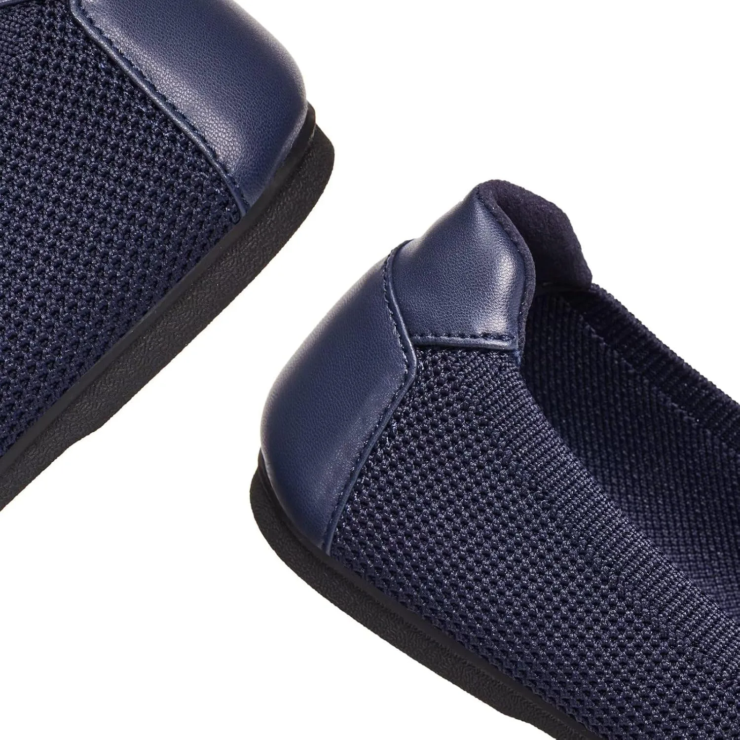 Frank Mully Women's Ballet Flats Round Toe Walking Flats Slip On Work Shoes Knitted Flats Shoes for Woman Soft Lightweight