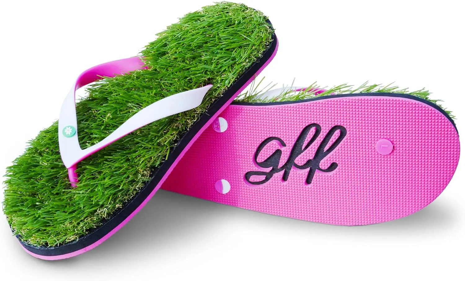 GFF Grass Flip Flops for Men/Women/Kids - XS/S/M/L Size Sandal - Camo/Black/Pink Color Slippers