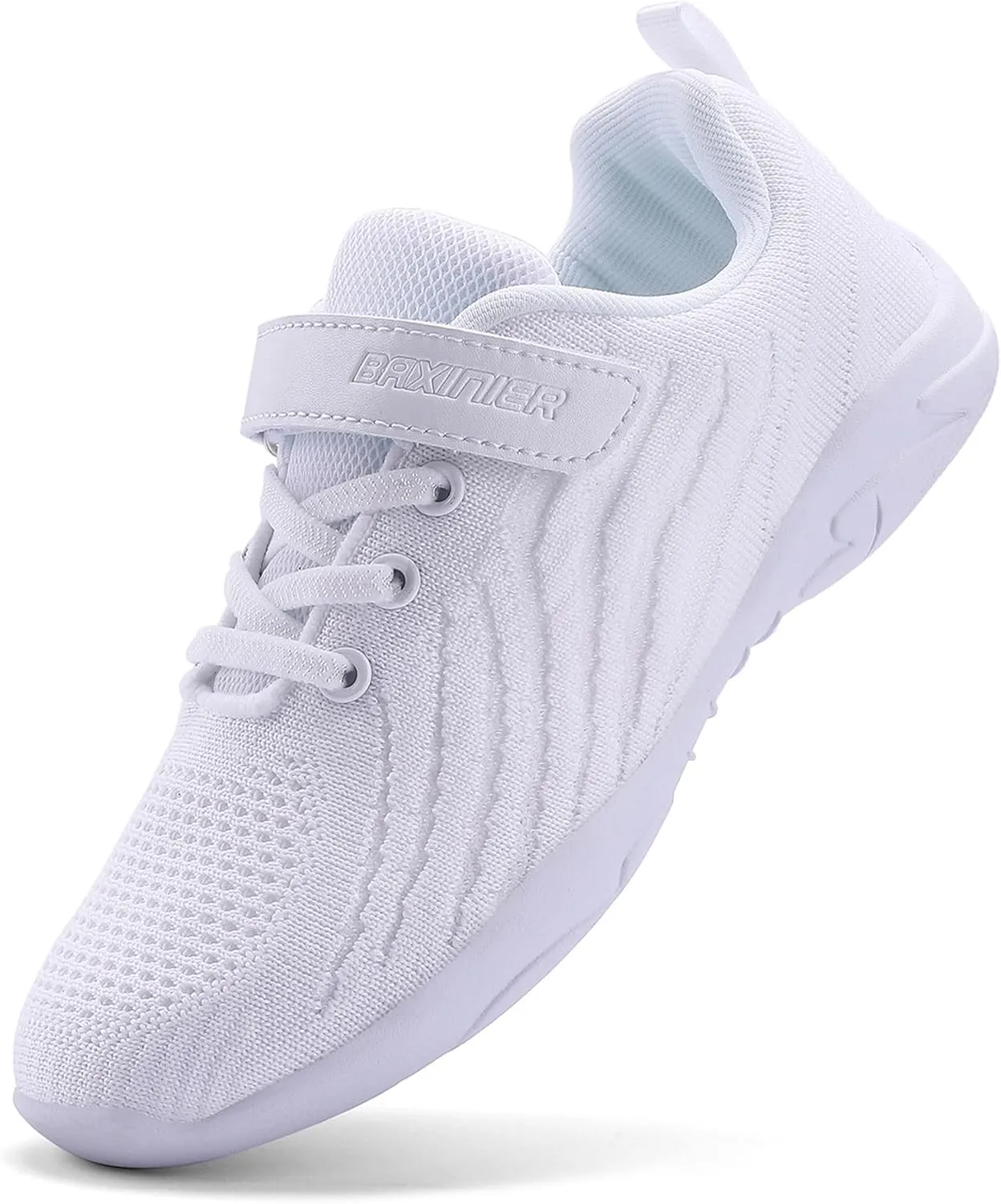 Girls White Cheerleading Shoes Lightweight Competition Sneakers Women Indoor Cheer Dance Shoe