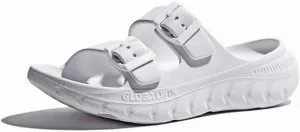 GLOBALWIN Recovery Slides For Women Mia Comfortable Sandals With Arch Support Indoor Outdoor Cloud Slippers Reduce Stress on Feet Lightweight