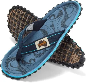 Gumbies Islander Unisex Flip Flops, with Supersoft Cotton Toe Post and Durable Recycled Rubber Sole - Comfort Guaranteed