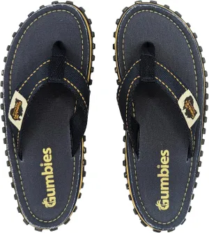 Gumbies Islander Unisex Flip Flops, with Supersoft Cotton Toe Post and Durable Recycled Rubber Sole - Comfort Guaranteed