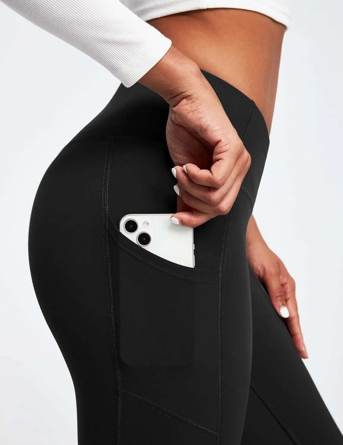 Heathyoga Fleece Lined Leggings with Pockets for Women Thermal Leggings Warm Leggings Women Winter High Waisted Yoga Pants