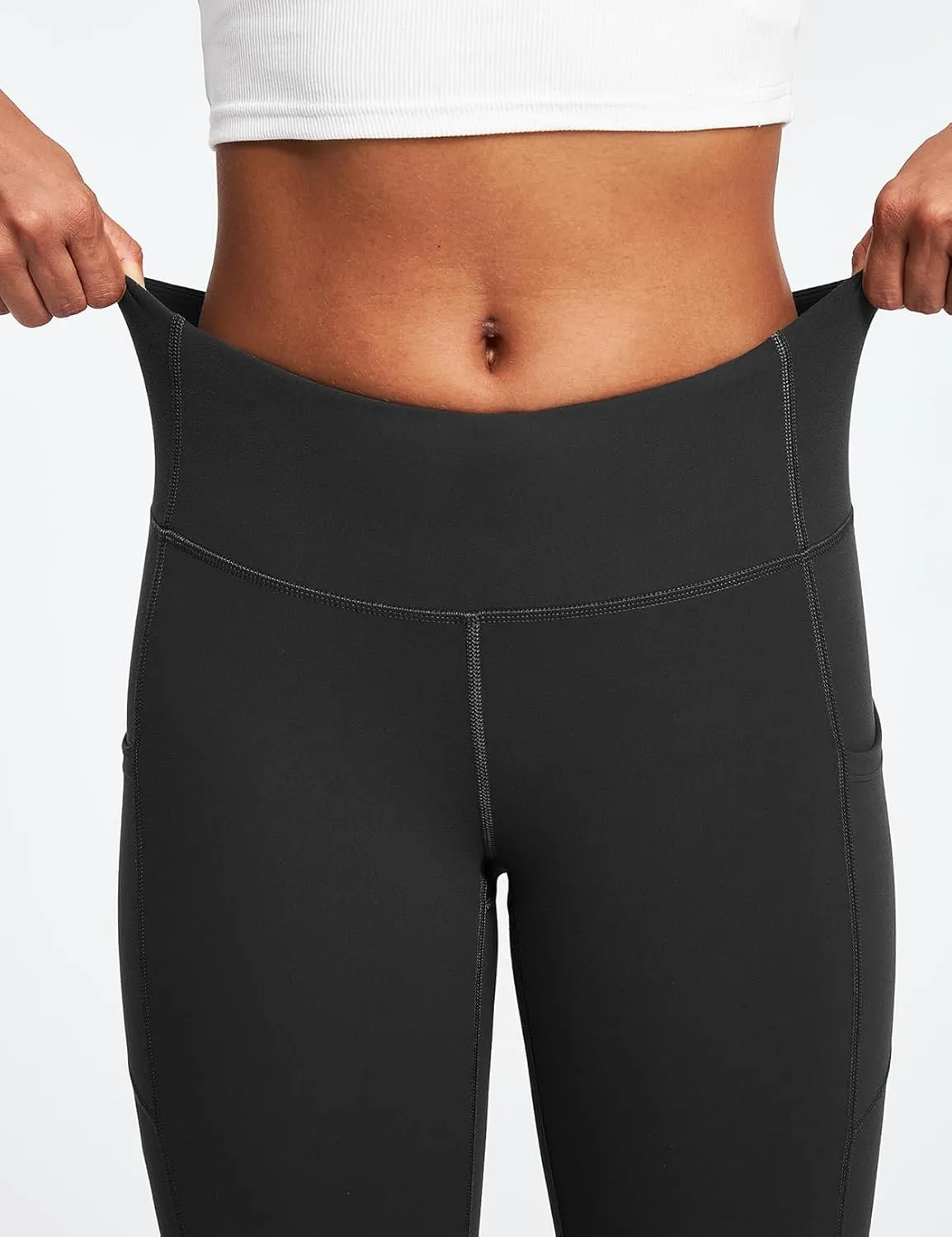 Heathyoga Fleece Lined Leggings with Pockets for Women Thermal Leggings Warm Leggings Women Winter High Waisted Yoga Pants