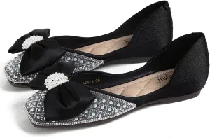 Hee grand Women Square Toe Crystals Shoes Glittering Rhinestone Wedding Dress Shoes Fashion Bridesmaid Shoes