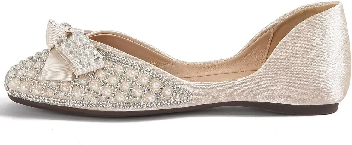 Hee grand Women Square Toe Crystals Shoes Glittering Rhinestone Wedding Dress Shoes Fashion Bridesmaid Shoes