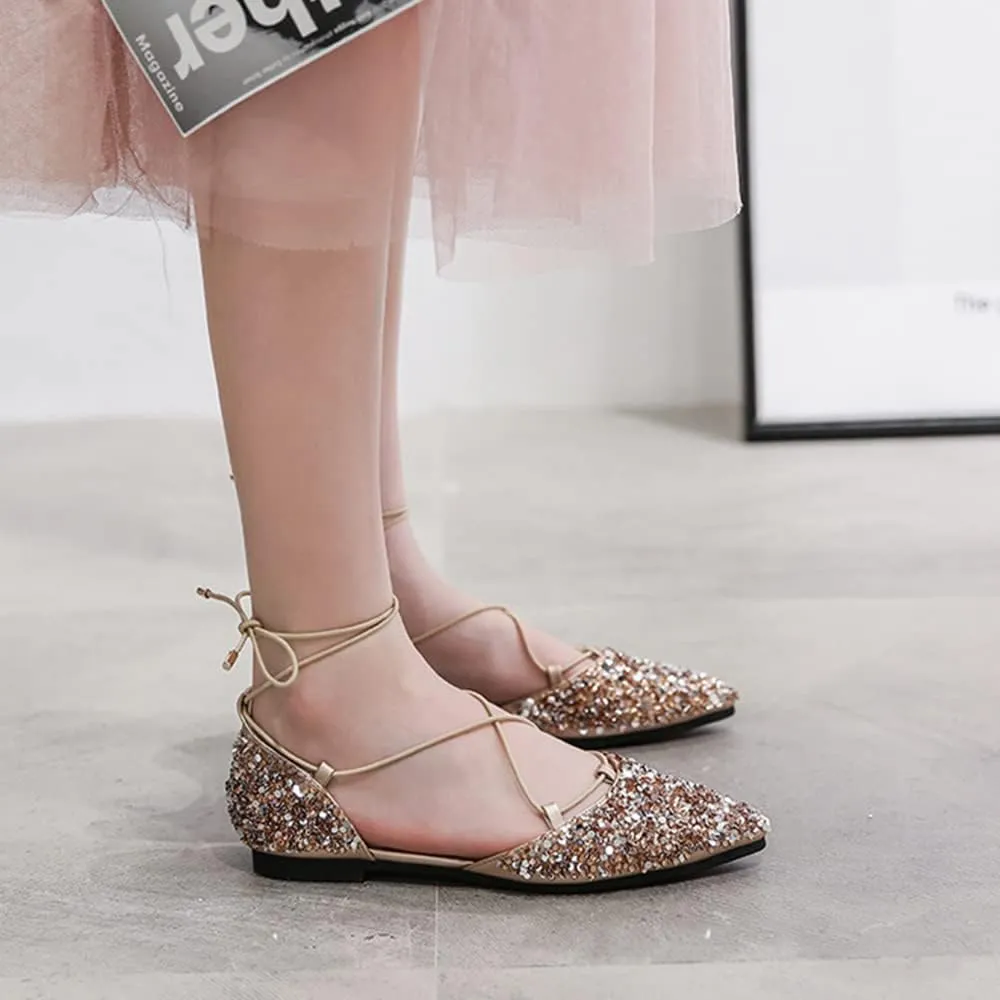 Hee grand Women's Closed Pointed Toe Flats Ankle Strap Comfortable Low Heel Suede Dress Shoes Office Work Shoes Pumps