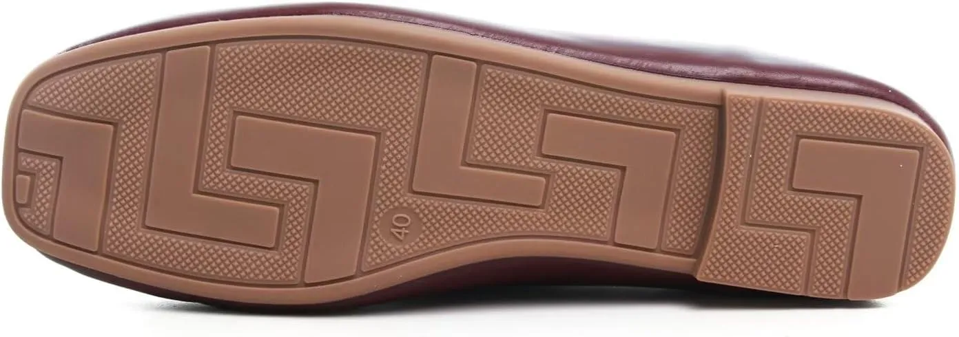 Hee grand Women's Flats Square Toe Ballet Shoes Casual Flats Satin Dress Shoes Comfort Slip-On Loafers