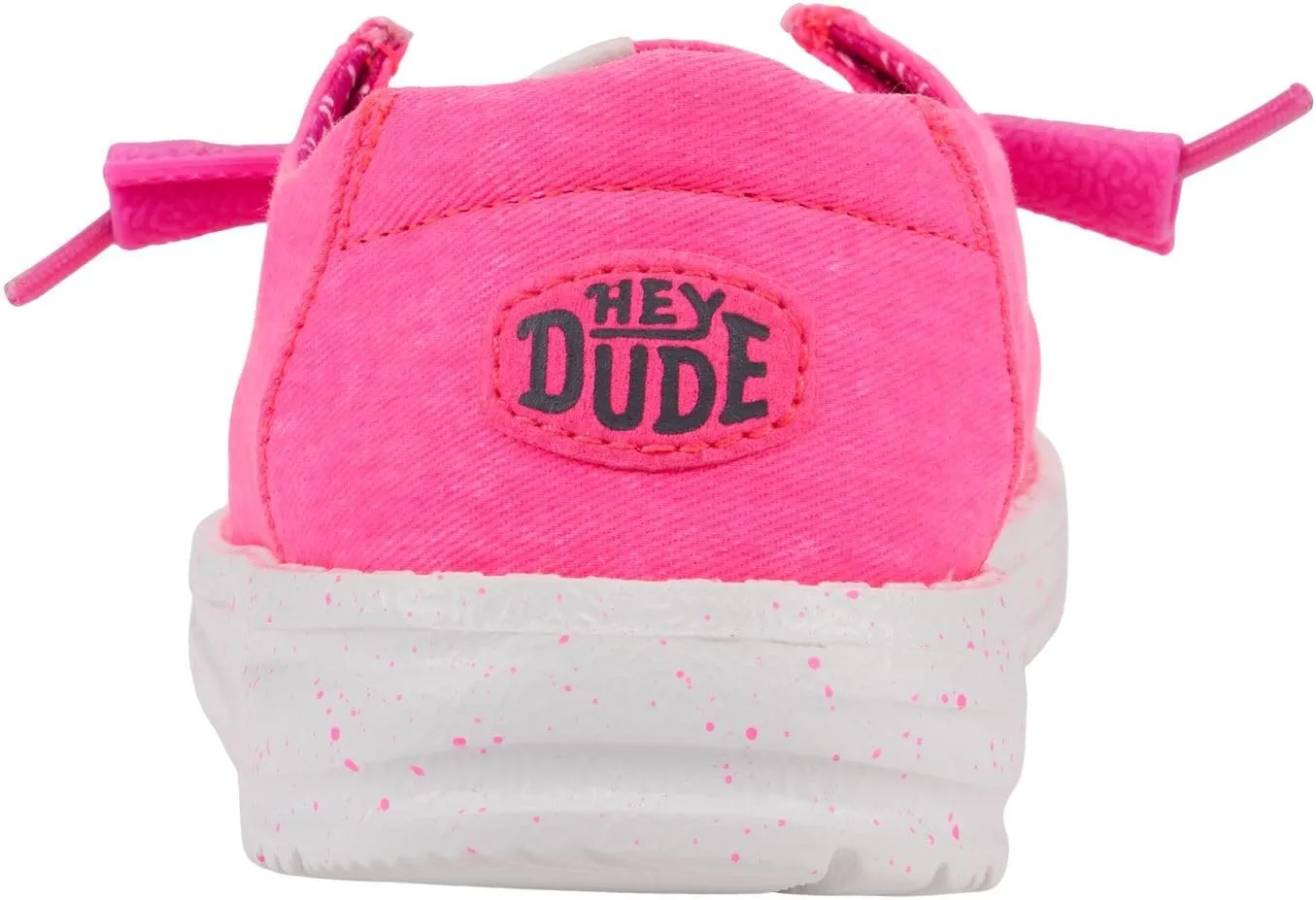 Hey Dude Girl's Wendy Stretch Canvas | Youth's Shoes | Youth Slip-on Loafers | Comfortable & Light-Weight