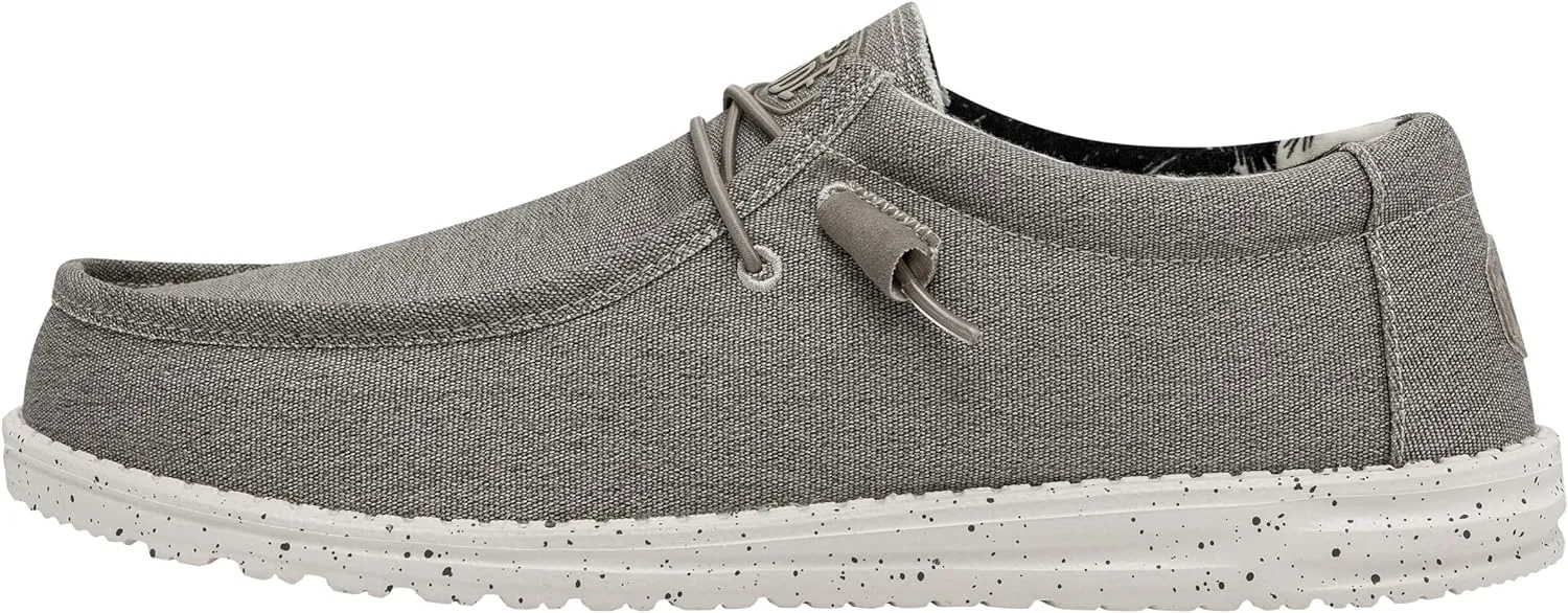 Hey Dude Men's Wally Stretch | Men's Loafers | Comfortable & Light-Weight