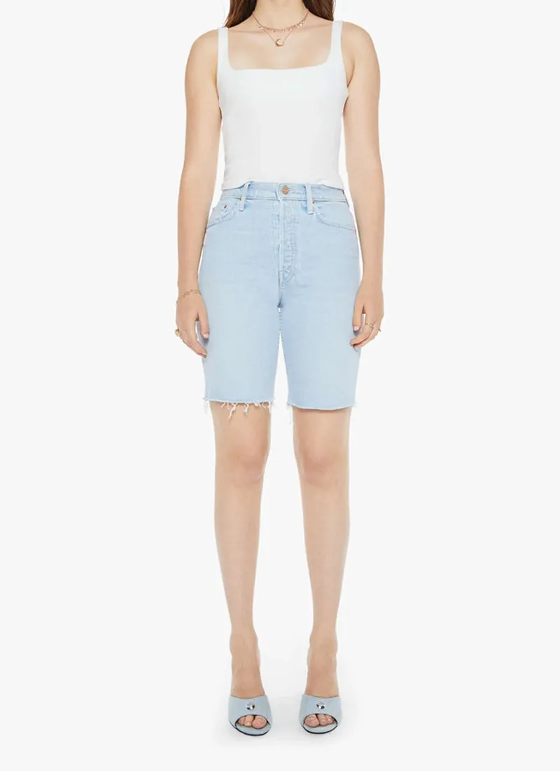 High Waisted Rider Bermuda Short Fray