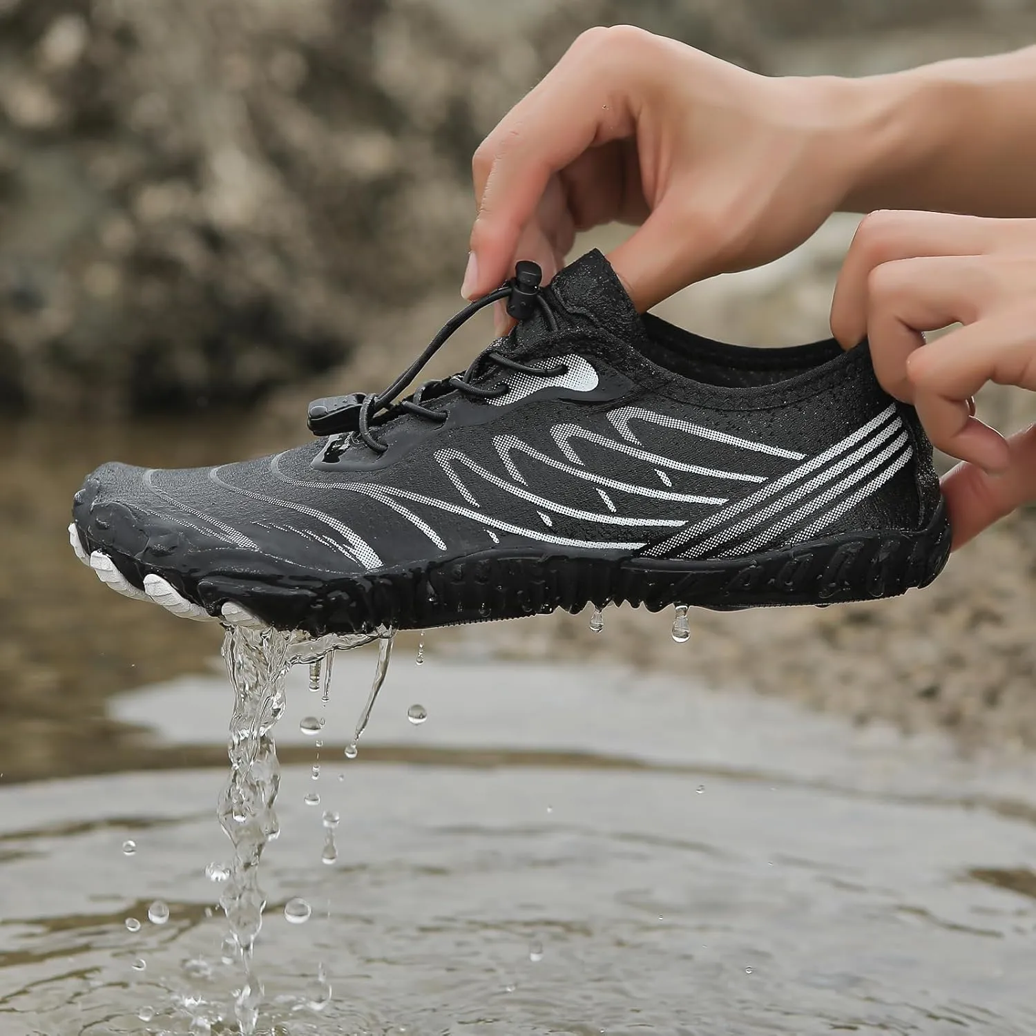 Hike Barefoot Footwear Womens Mens Wide Toe Box & Non-Slip Waterproof Beach Trekking Hiking Shoes