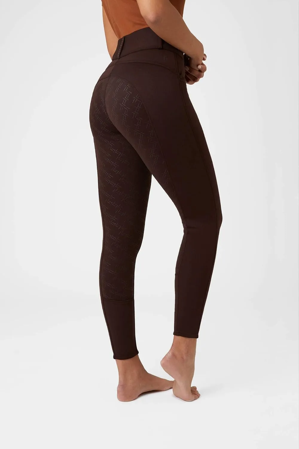 HORZE Mia Warm Winter Thermo High-Waisted Horse Riding Breeches with Silicone Full Seat