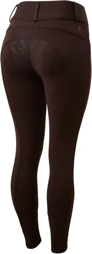 HORZE Mia Warm Winter Thermo High-Waisted Horse Riding Breeches with Silicone Full Seat