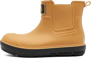 HSBDNZQ Deck Rain Boots Men Women, Short Waterproof Rubber Boots, Anti Slip Lightweight Water Shoes Unisex, Original Chelsea Garden Boots, Durable Fishing Boots Outdoor, Mud Work Booties