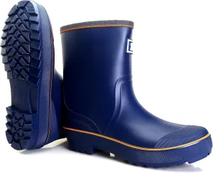 HSBDNZQ Rain Boots for Men, Waterproof Mens Rubber Boots with PVC Unique Design, Comfort Lightweight Work Mud Boots, Resistant Durable Slip Garden Boots for Farming Gardening Fishing