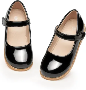 ISINSER Toddler Girls Classic Oxford Shoes Princess Dress Mary Jane Party Bowknot Flats School Uniform Shoes