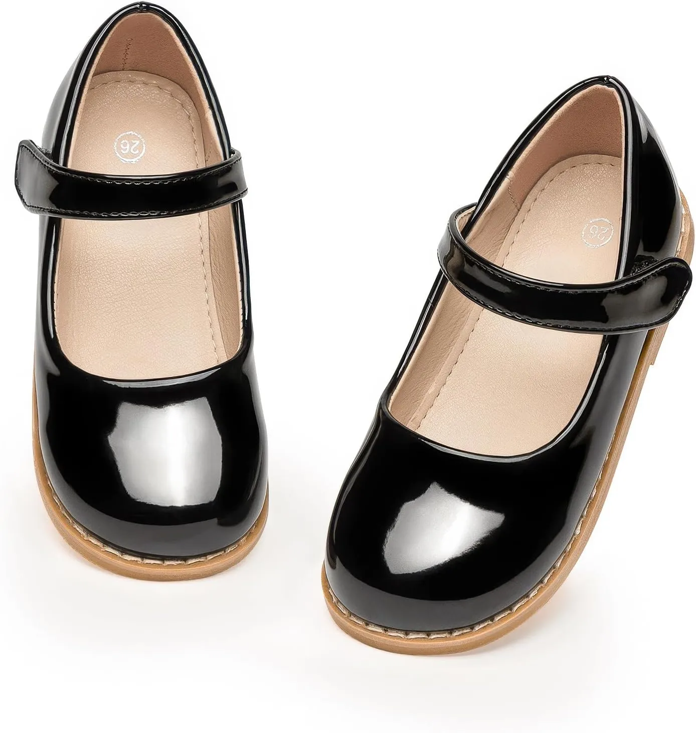 ISINSER Toddler Girls Classic Oxford Shoes Princess Dress Mary Jane Party Bowknot Flats School Uniform Shoes