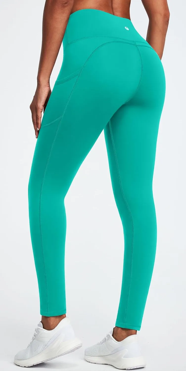 IUGA Fleece Lined Leggings Women Thermal Leggings for Women Winter Warm Tights High Waisted Hiking Yoga Pants with Pockets