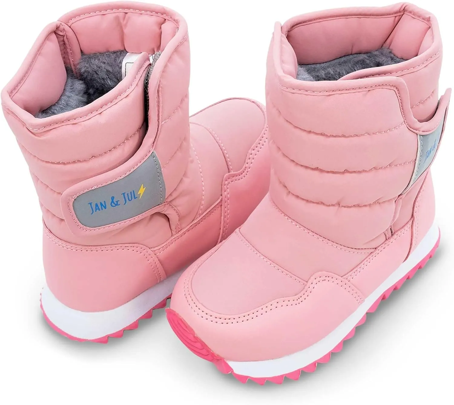 JAN & JUL Water-Resistant Snow Boots for Toddlers and Kids