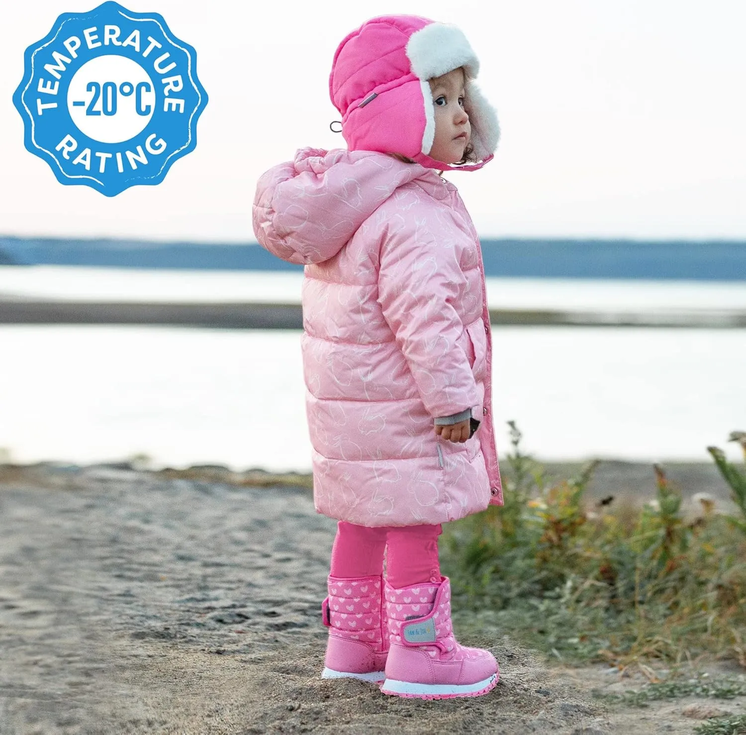 JAN & JUL Water-Resistant Snow Boots for Toddlers and Kids