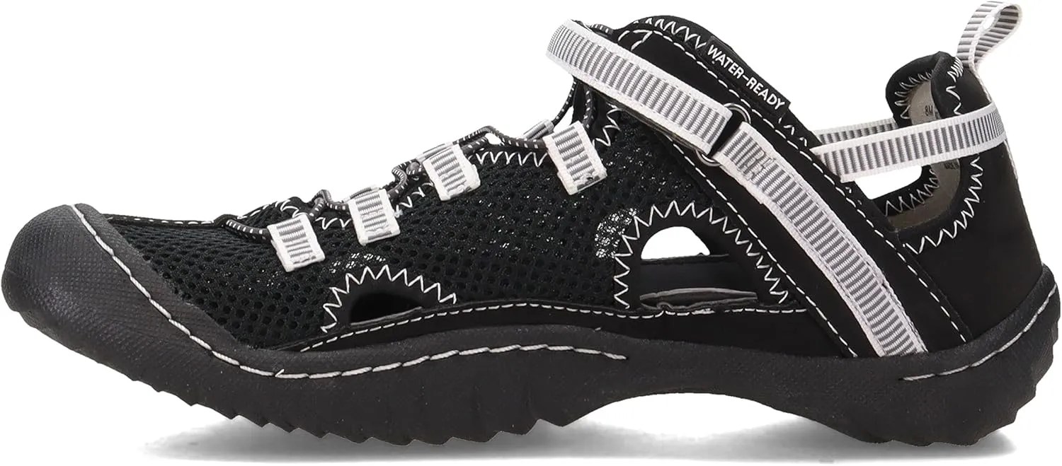 JBU Womens Tahoe Mj Water Ready Slip On Flats Casual - Black