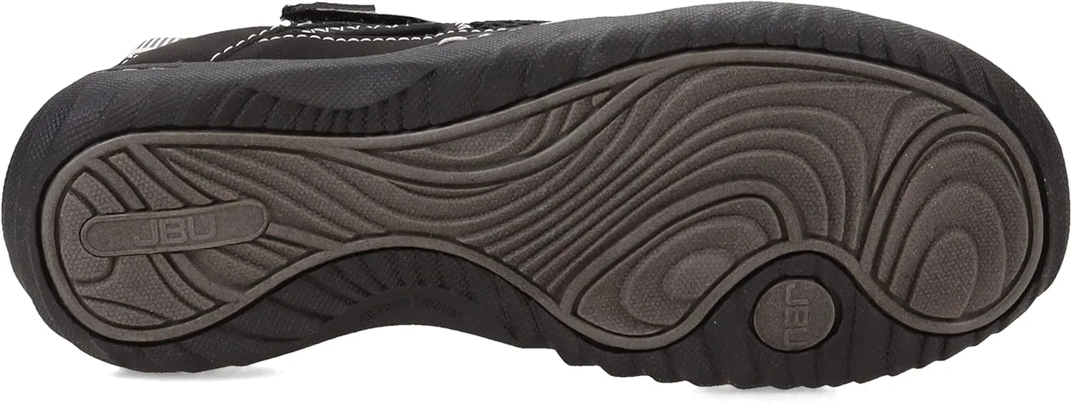 JBU Womens Tahoe Mj Water Ready Slip On Flats Casual - Black