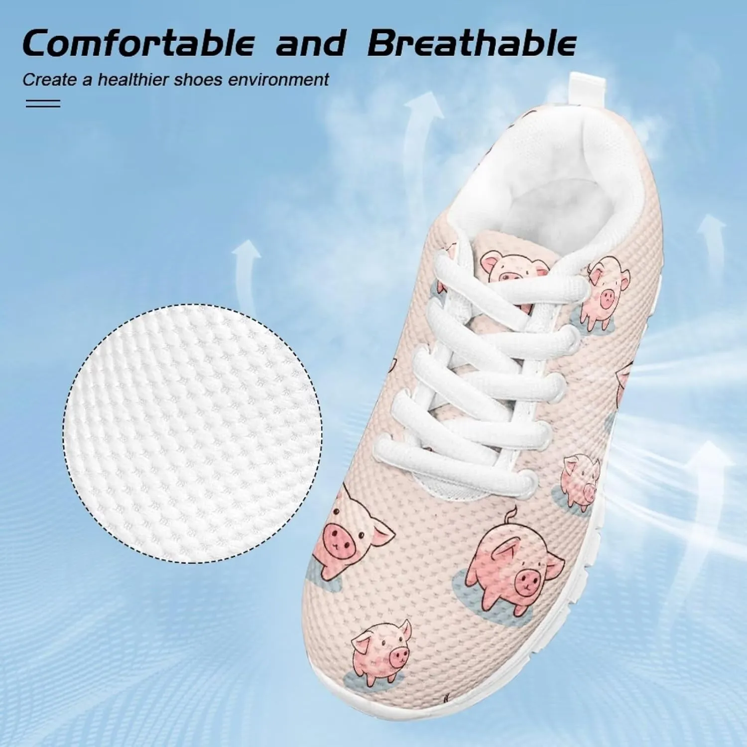 Jeiento Kids Sneakers for Boys Girls Running Tennis Shoes Breathable Sport Athletic Toddler, Little Kid, and Big Kid Sizes