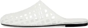 Jelly Shoes for Women Slip on Jelly Mesh Slides Comfortable Closed Toe Jelly Flats Sandals Jelly Summer Beach Slippers