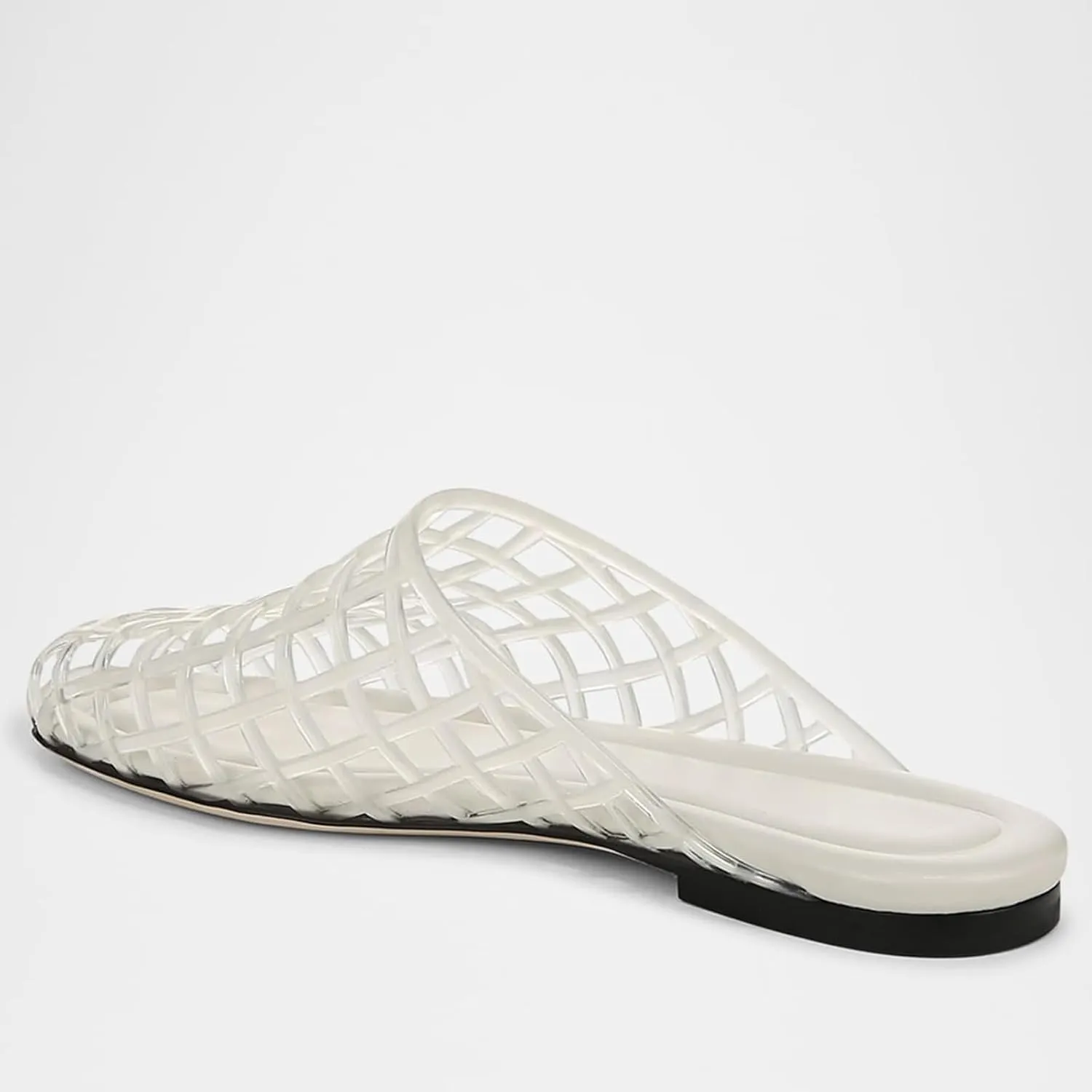 Jelly Shoes for Women Slip on Jelly Mesh Slides Comfortable Closed Toe Jelly Flats Sandals Jelly Summer Beach Slippers