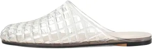 Jelly Shoes for Women Slip on Jelly Mesh Slides Comfortable Closed Toe Jelly Flats Sandals Jelly Summer Beach Slippers